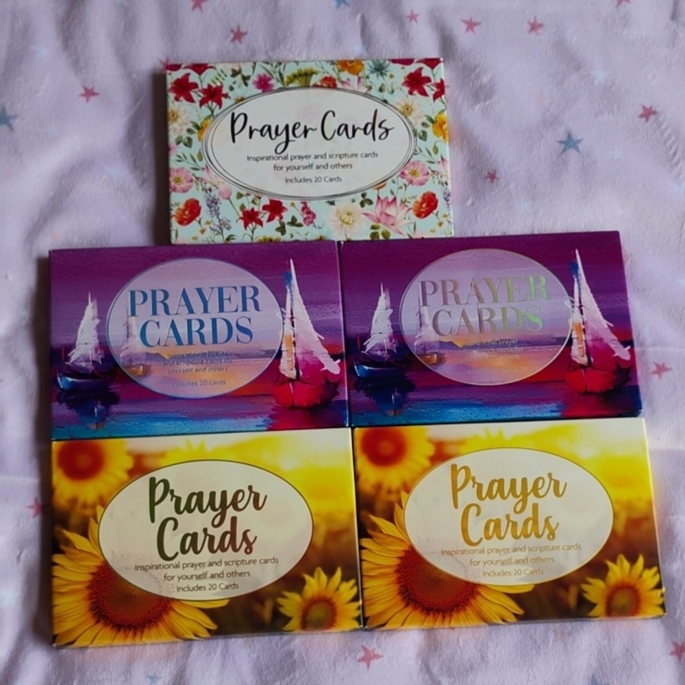 Inspirational Prayer Cards Set